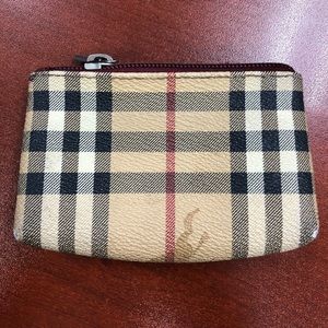 Authentic Burberry coin purse